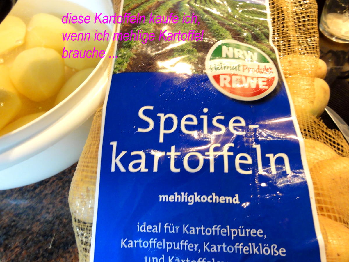 Kartoffel:   REIBEPFANNKUCHEN / KARTOFFELPUFFER - Rezept - Bild Nr. 5018
