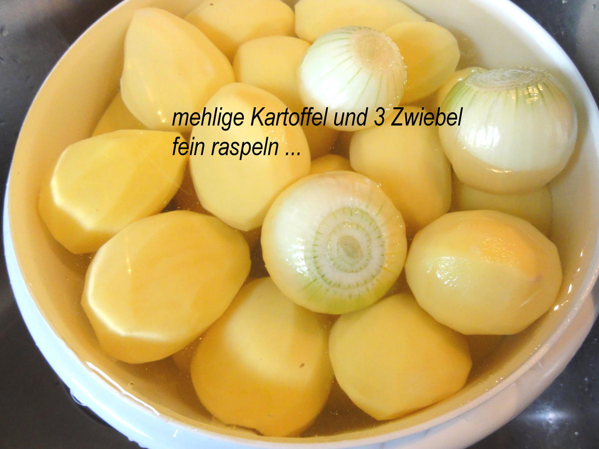 Kartoffel:   REIBEPFANNKUCHEN / KARTOFFELPUFFER - Rezept - Bild Nr. 5021