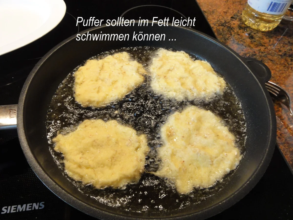 Rezept: Kartoffel: REIBEPFANNKUCHEN / KARTOFFELPUFFER Bild Nr. 5029 Kartoffel: REIBEPFANNKUCHEN / KARTOFFELPUFFER - Rezept - Bild Nr. 5029
