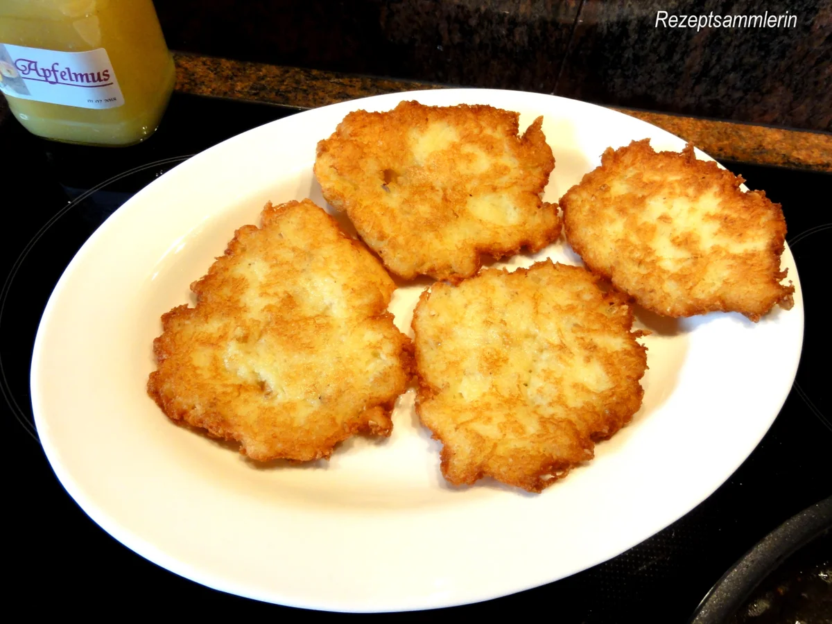 Rezept: Kartoffel: REIBEPFANNKUCHEN / KARTOFFELPUFFER Bild Nr. 5031 Kartoffel: REIBEPFANNKUCHEN / KARTOFFELPUFFER - Rezept - Bild Nr. 5031