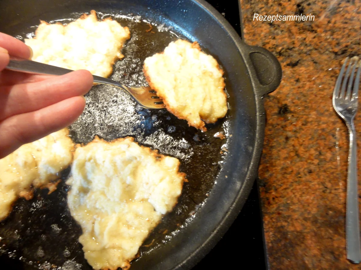 Rezept: Kartoffel: REIBEPFANNKUCHEN / KARTOFFELPUFFER Bild Nr. 5033 Kartoffel: REIBEPFANNKUCHEN / KARTOFFELPUFFER - Rezept - Bild Nr. 5033