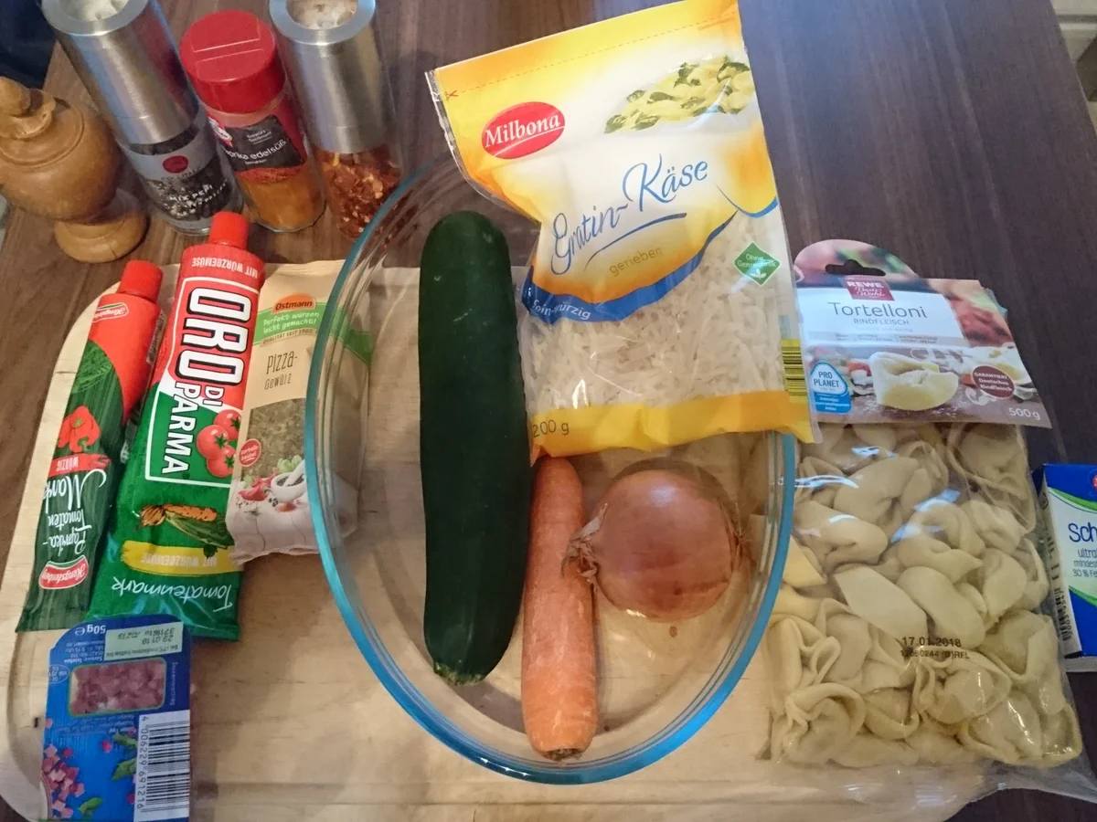 Rezept: Tortelloni Überbacken Bild Nr. 5027 Tortelloni Überbacken - Rezept - Bild Nr. 5027