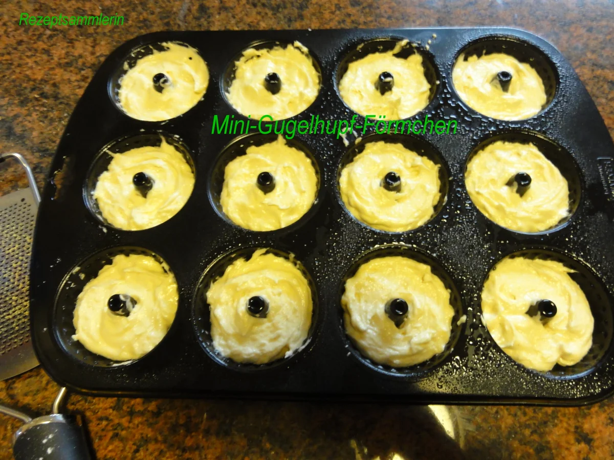Rührteig:   ZITRONEN ~ MINI ~ GUGELHUPFE - Rezept - Bild Nr. 5031