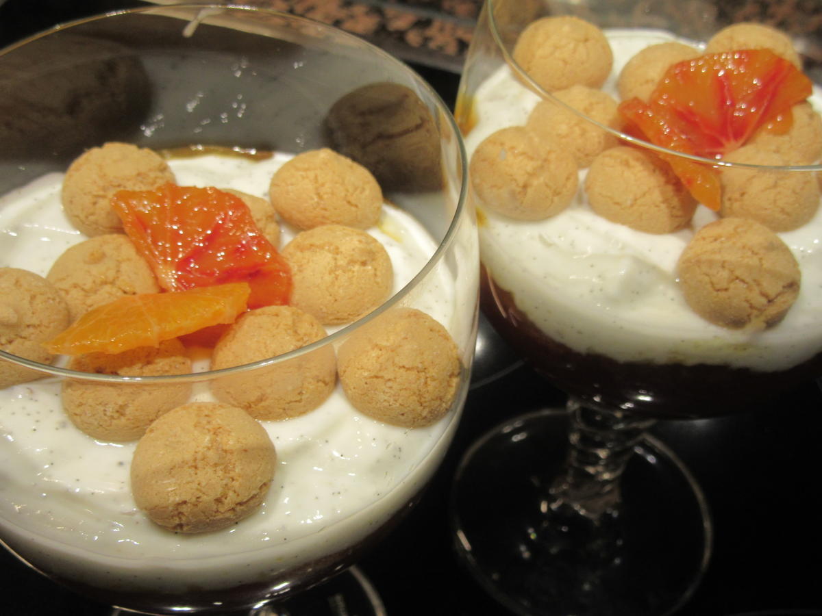 Dessert: Karamellisierte Blutorangen mit Vanillejoghurt - Rezept ...
