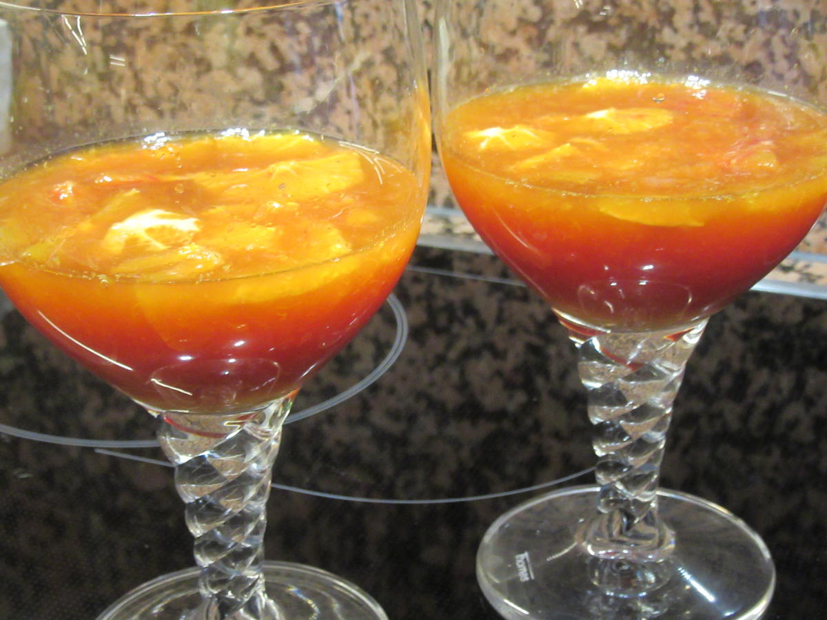 Dessert: Karamellisierte Blutorangen mit Vanillejoghurt - Rezept - Bild Nr. 5033