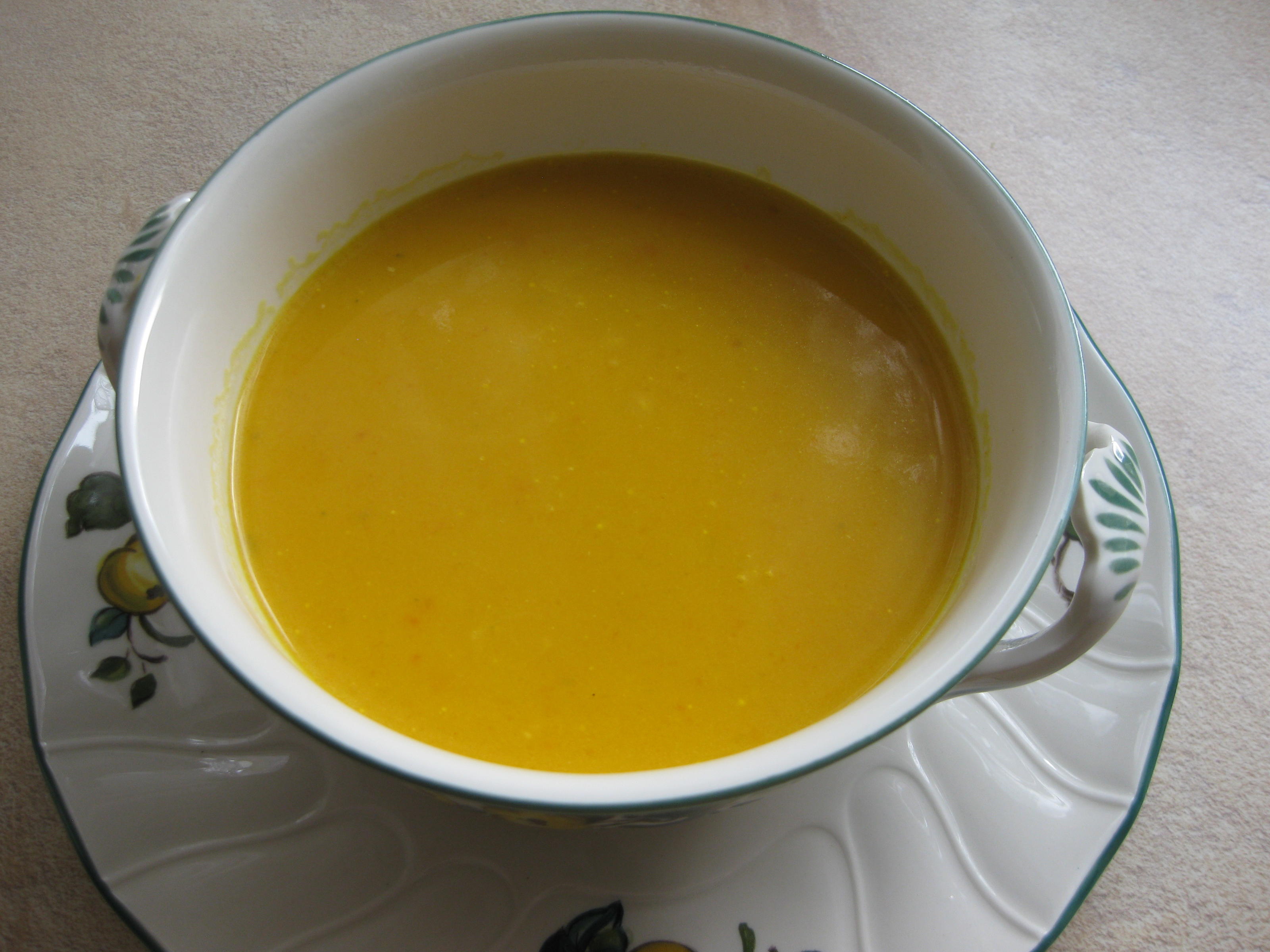 Bilder für Kürbissuppe mit Kokosmilch - Rezept