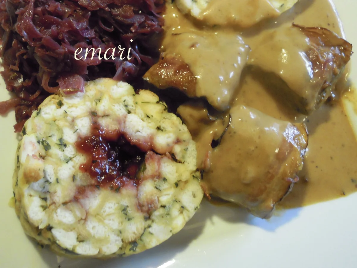 Rezept: Preiselbeer - Servietten - Knödel Bild Nr. 5037 Preiselbeer - Servietten - Knödel - Rezept - Bild Nr. 5037