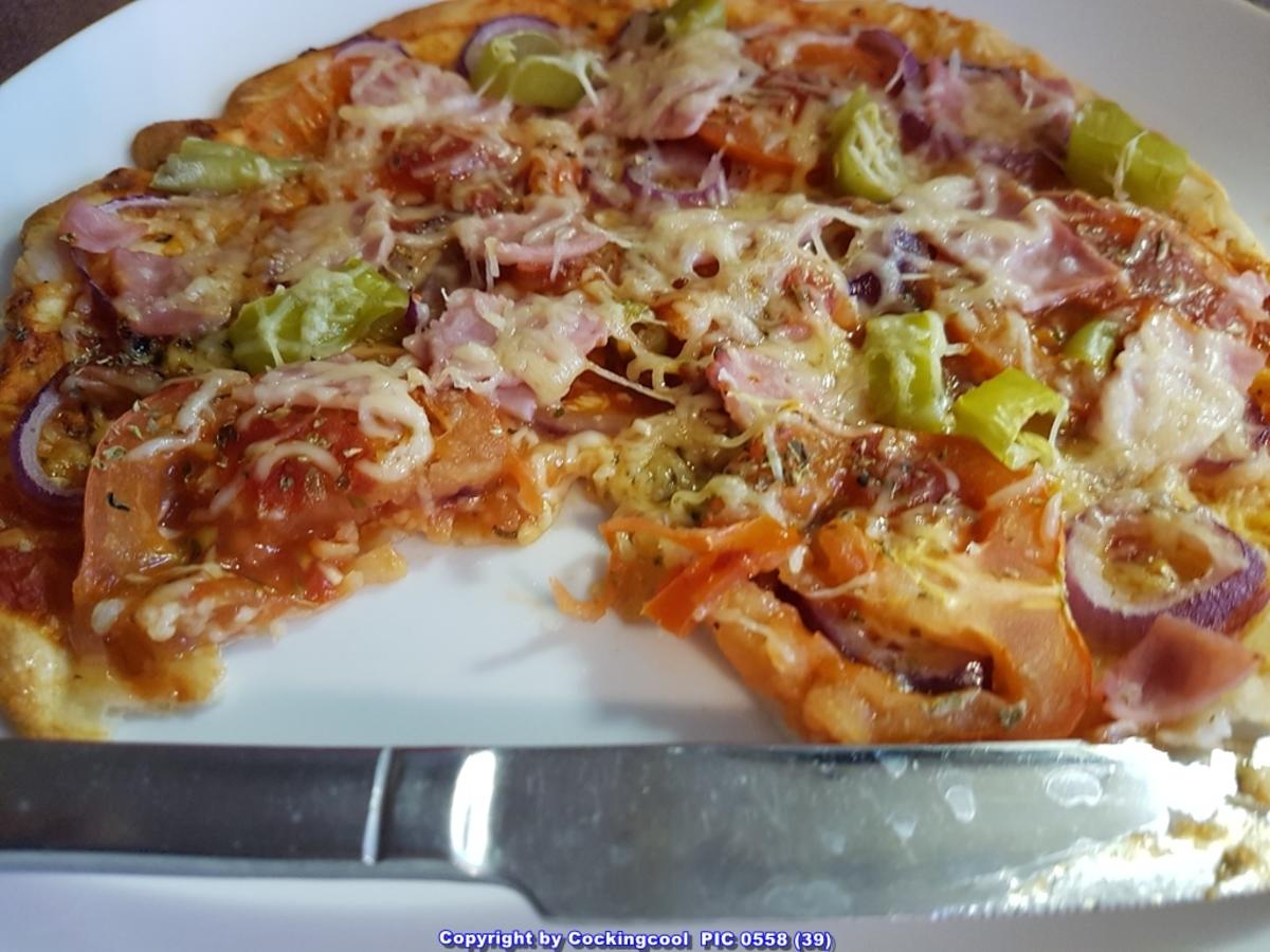 Pizza Studiooso (Pizza backen nach/mit Bilderrezept) - Rezept - Bild Nr. 5125