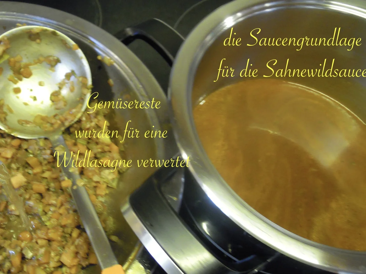 Grundrezept: Feine Wildsahnesauce - Rezept - Bild Nr. 5104