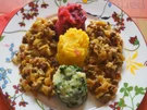 Rezept: Ampel-Kartoffelstampf mit pikanter Hackfleischsauce Bild Nr. 2 Ampel-Kartoffelstampf mit pikanter Hackfleischsauce - Rezept - Bild Nr. 2