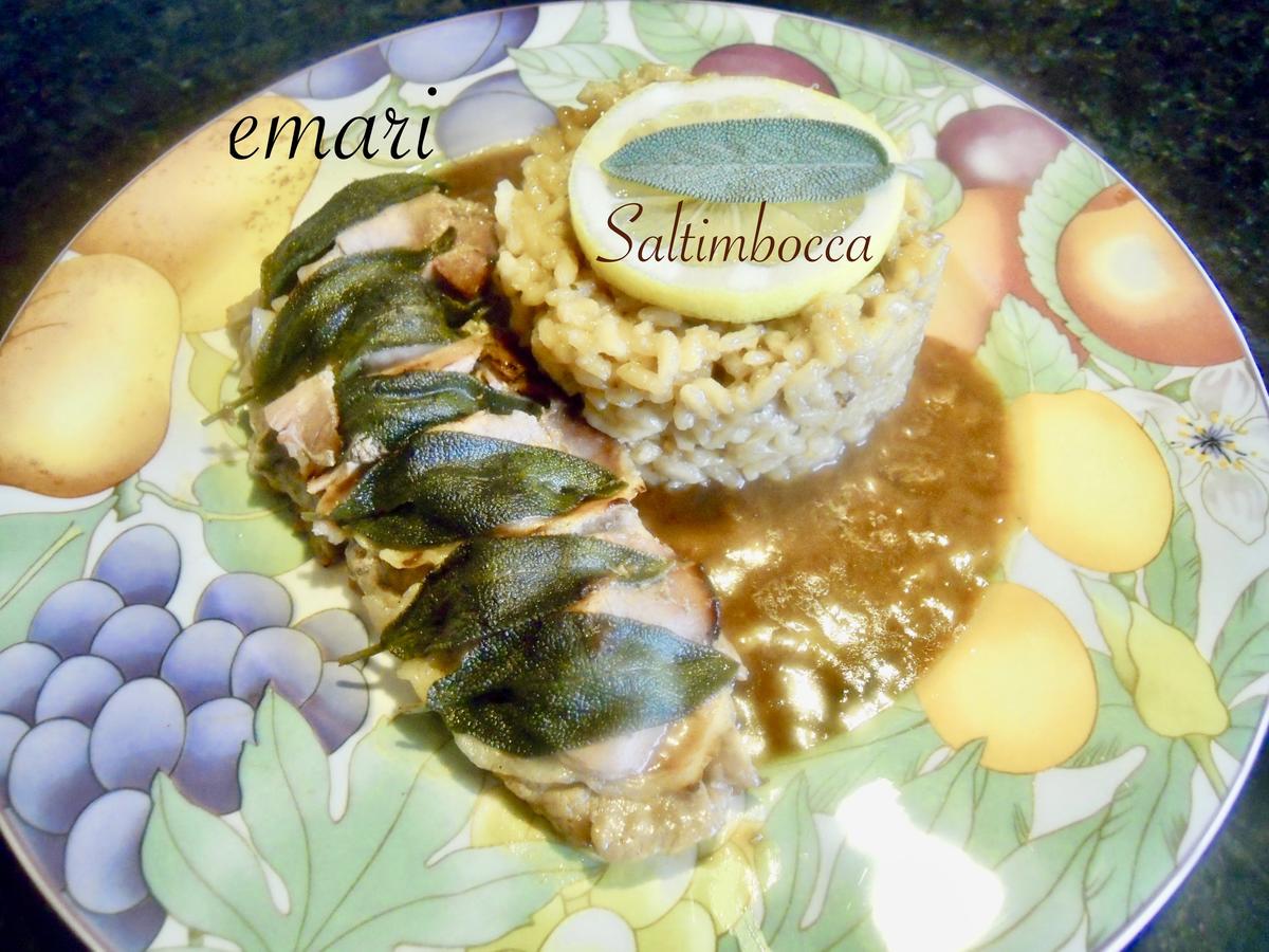 Saltimbocca mit Zitronenrisotto - Rezept - Bild Nr. 5148