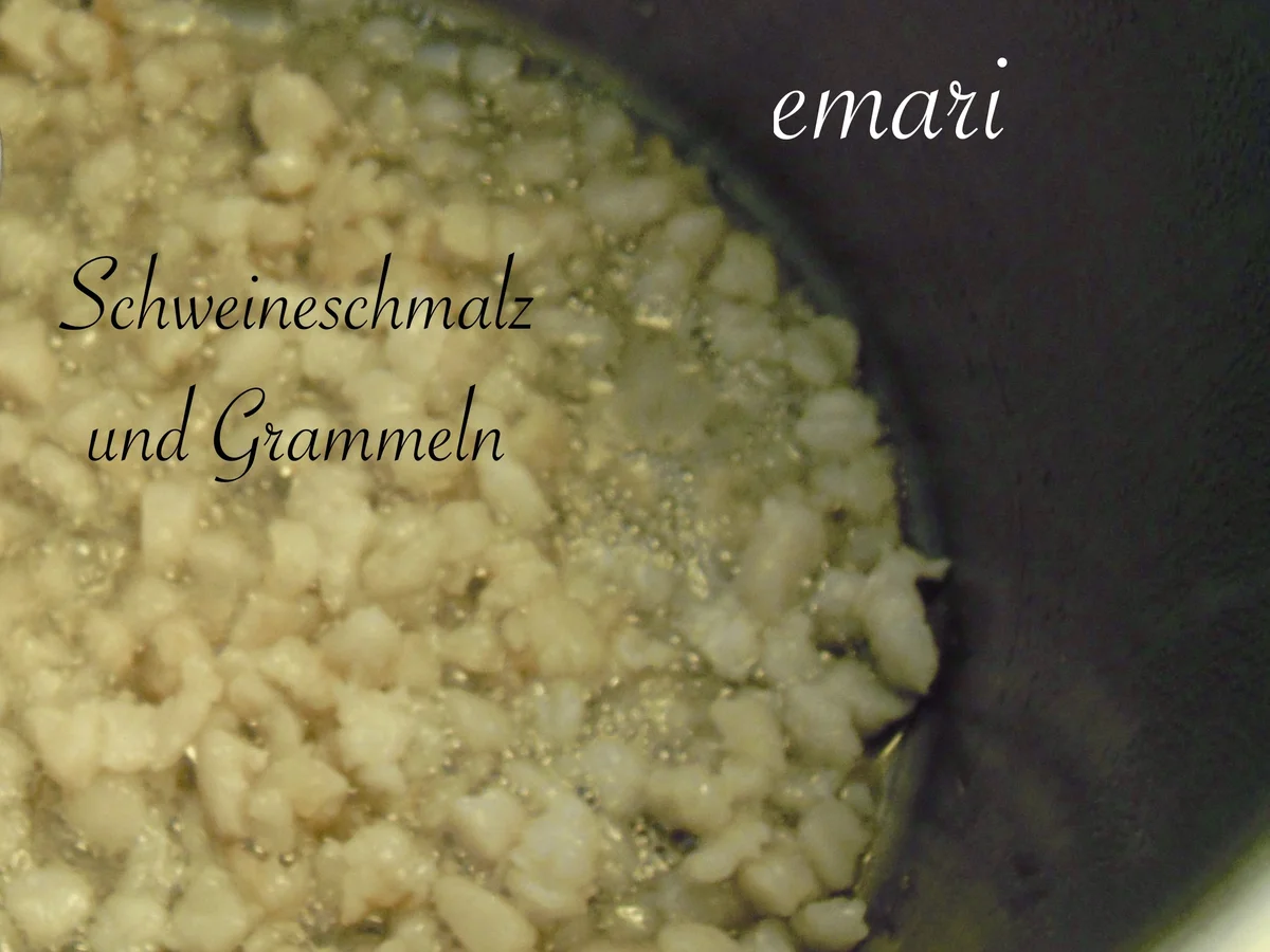 Schweineschmalz und Grammeln/Grieben selber herstellen - Rezept - Bild Nr. 5159