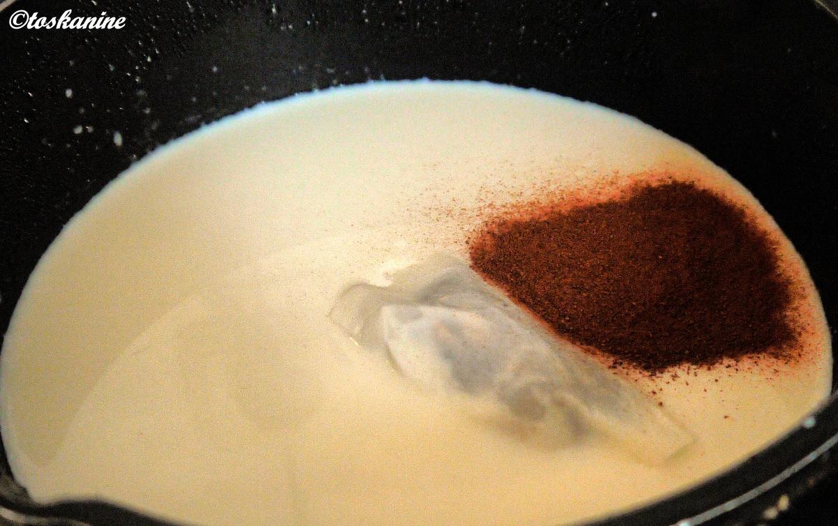 Chai-Latte-Pudding mit marinierten Granatapfelkernen - Rezept - Bild Nr. 8