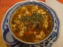 Suppe nach Pekingart mit Eierblumen - Rezept - Bild Nr. 5157