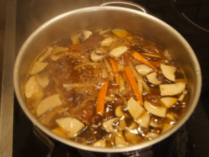 Rezept: Suppe nach Pekingart mit Eierblumen Bild Nr. 5159 Suppe nach Pekingart mit Eierblumen - Rezept - Bild Nr. 5159