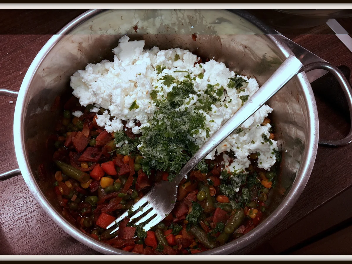 Strudel mit Speck-Gemüse-Schafskäsfüllung - Rezept - Bild Nr. 5160