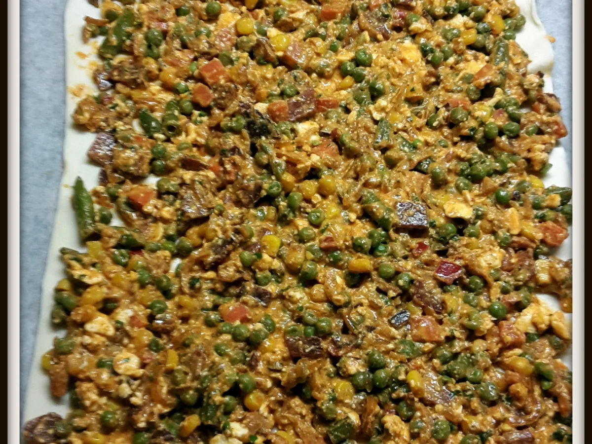 Strudel mit Speck-Gemüse-Schafskäsfüllung - Rezept - Bild Nr. 5164