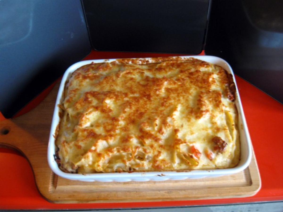 Nudelauflauf mit Reginette Nudel und Hackfleisch - schnell &amp; einfach ...