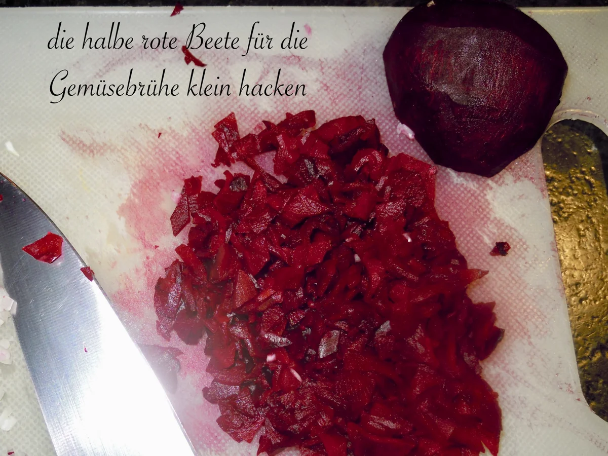 Risotto von der roten Rübe bzw. rote Beete - Rezept - Bild Nr. 5166