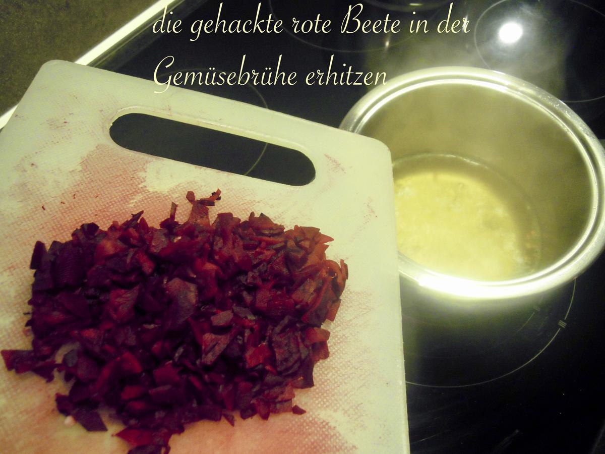 Risotto von der roten Rübe bzw. rote Beete - Rezept - Bild Nr. 5167