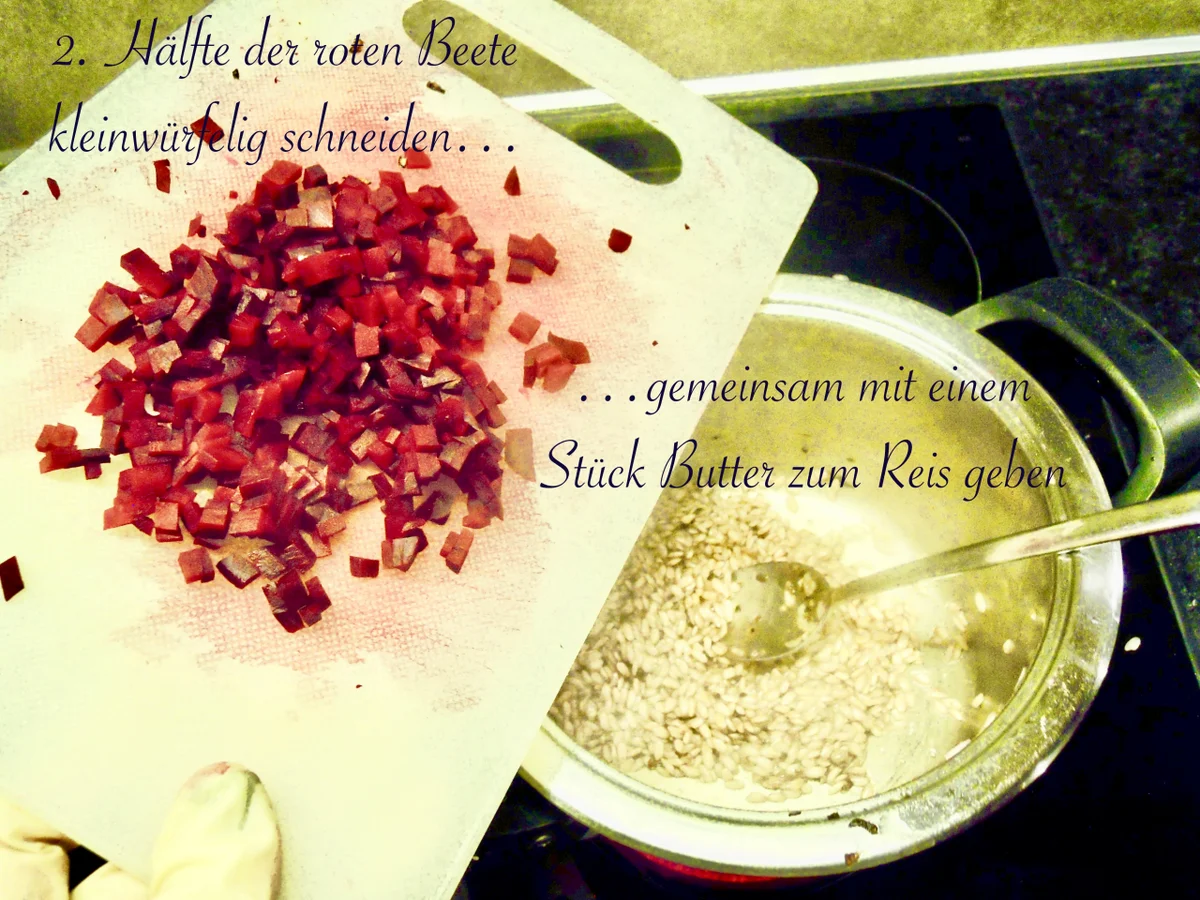 Risotto von der roten Rübe bzw. rote Beete - Rezept - Bild Nr. 5176