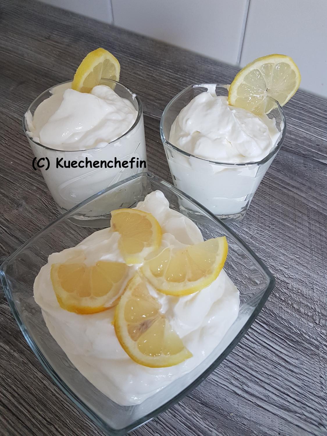Zitronen Quarkspeise - Rezept mit Bild - kochbar.de