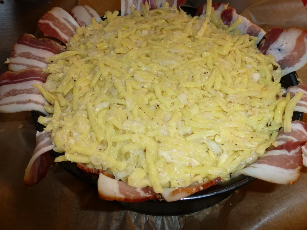 Kartoffel-Hacktorte mit Speckkruste - Rezept - Bild Nr. 5168