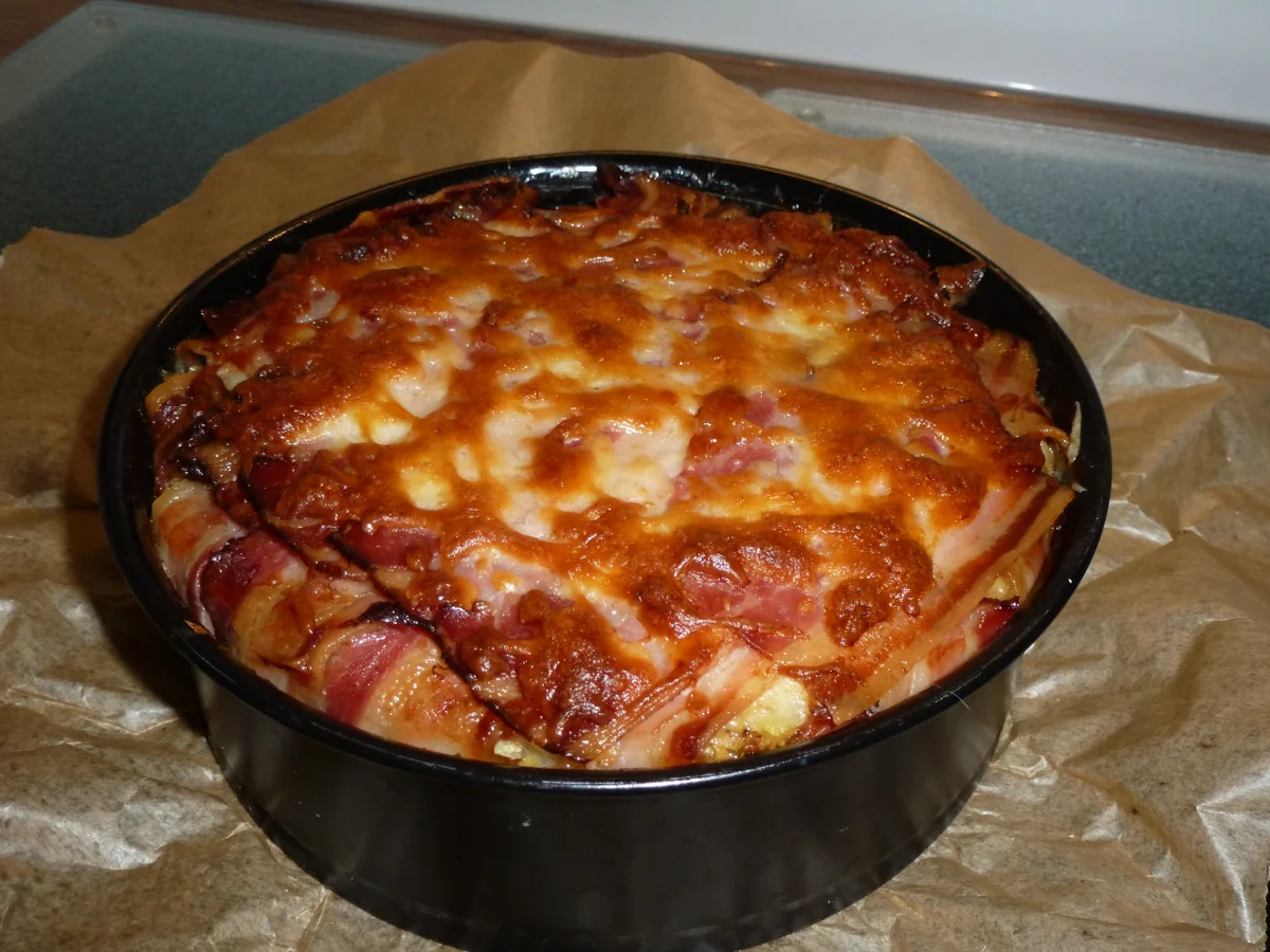 Kartoffel-Hacktorte mit Speckkruste - Rezept - Bild Nr. 5172