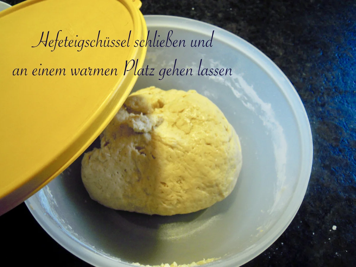 Heidelbeer Buchteln mit Vanillesauce - Rezept - Bild Nr. 5170