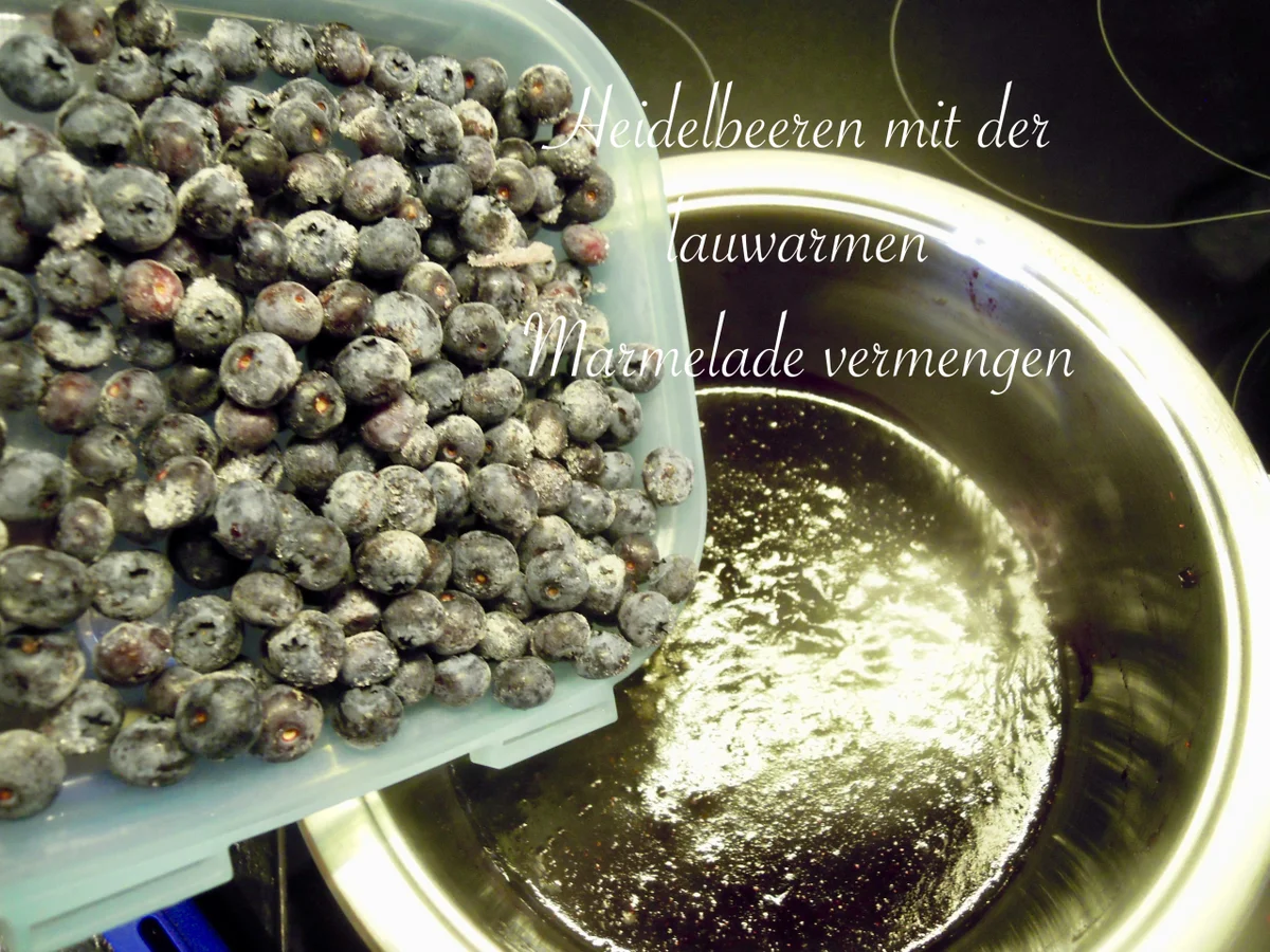 Heidelbeer Buchteln mit Vanillesauce - Rezept - Bild Nr. 5186