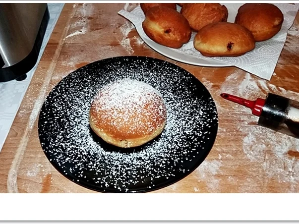 Gold gebackene  Faschingskreppel - Rezept - Bild Nr. 5183