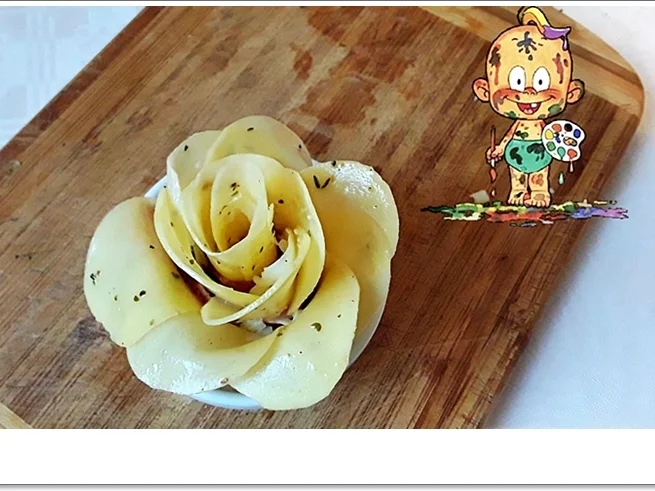 Rezept: "Goldene Rose" für den Rosenmontag Bild Nr. 5180 "Goldene Rose" für den Rosenmontag - Rezept - Bild Nr. 5180