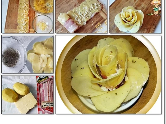 Rezept: "Goldene Rose" für den Rosenmontag Bild Nr. 5184 "Goldene Rose" für den Rosenmontag - Rezept - Bild Nr. 5184