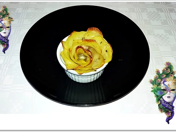 Rezept: "Goldene Rose" für den Rosenmontag Bild Nr. 5185 "Goldene Rose" für den Rosenmontag - Rezept - Bild Nr. 5185