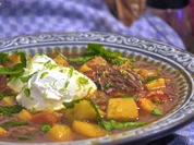 Orientalischer Kartoffel-Gemüsetopf mit Rindfleisch - Rezept - Bild Nr. 2