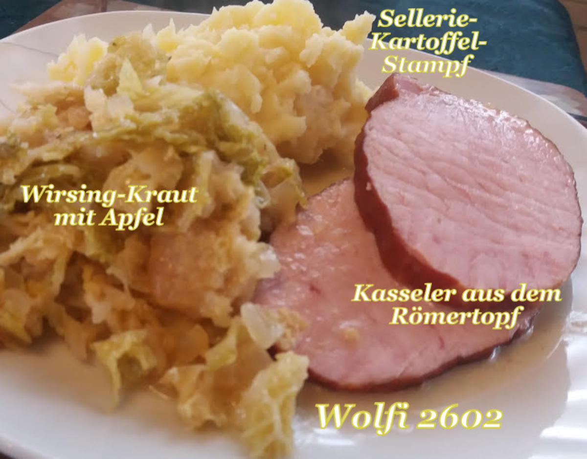 > Schwein < Kasseler-Braten im Römertopf - Rezept - Bild Nr. 5175