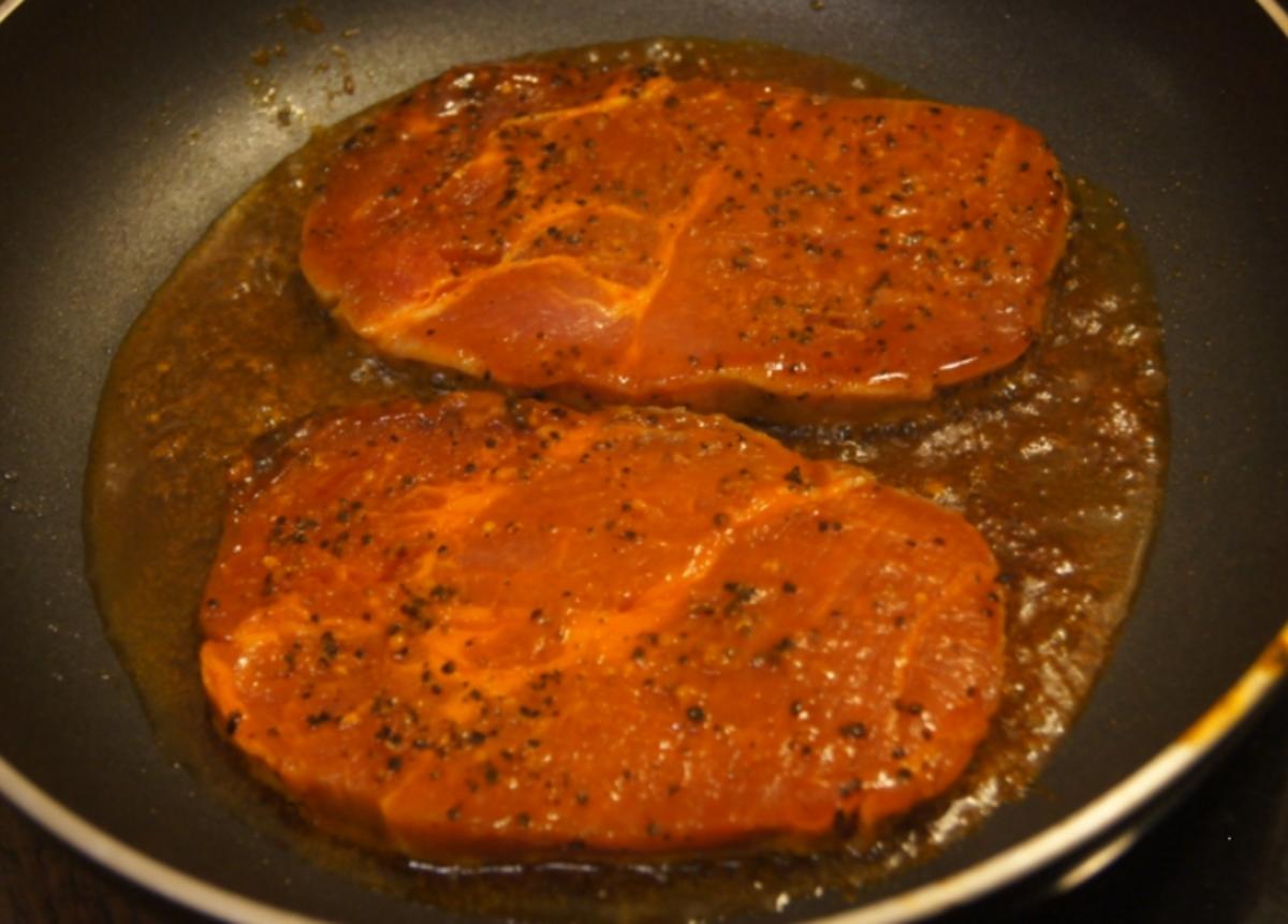 Paprika Steak mit Beilagen - Rezept - Bild Nr. 5177