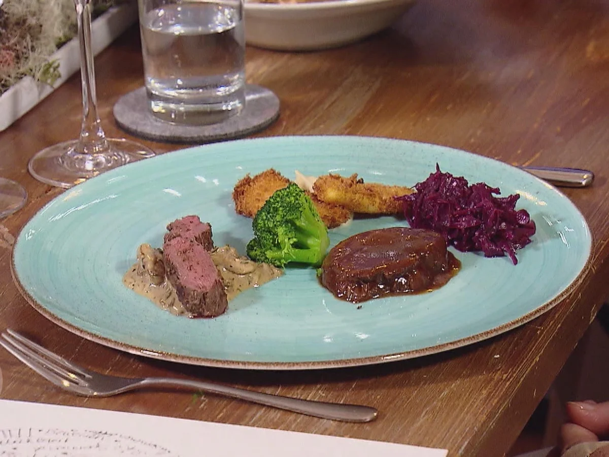 Rezept: Zweierlei vom Hirsch Bild Nr. 2 Zweierlei vom Hirsch - Rezept - Bild Nr. 2