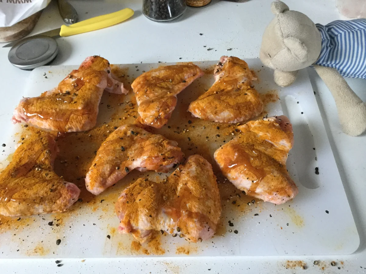 Hähnchenflügel an Kurkuma und Honig - Rezept - Bild Nr. 5196