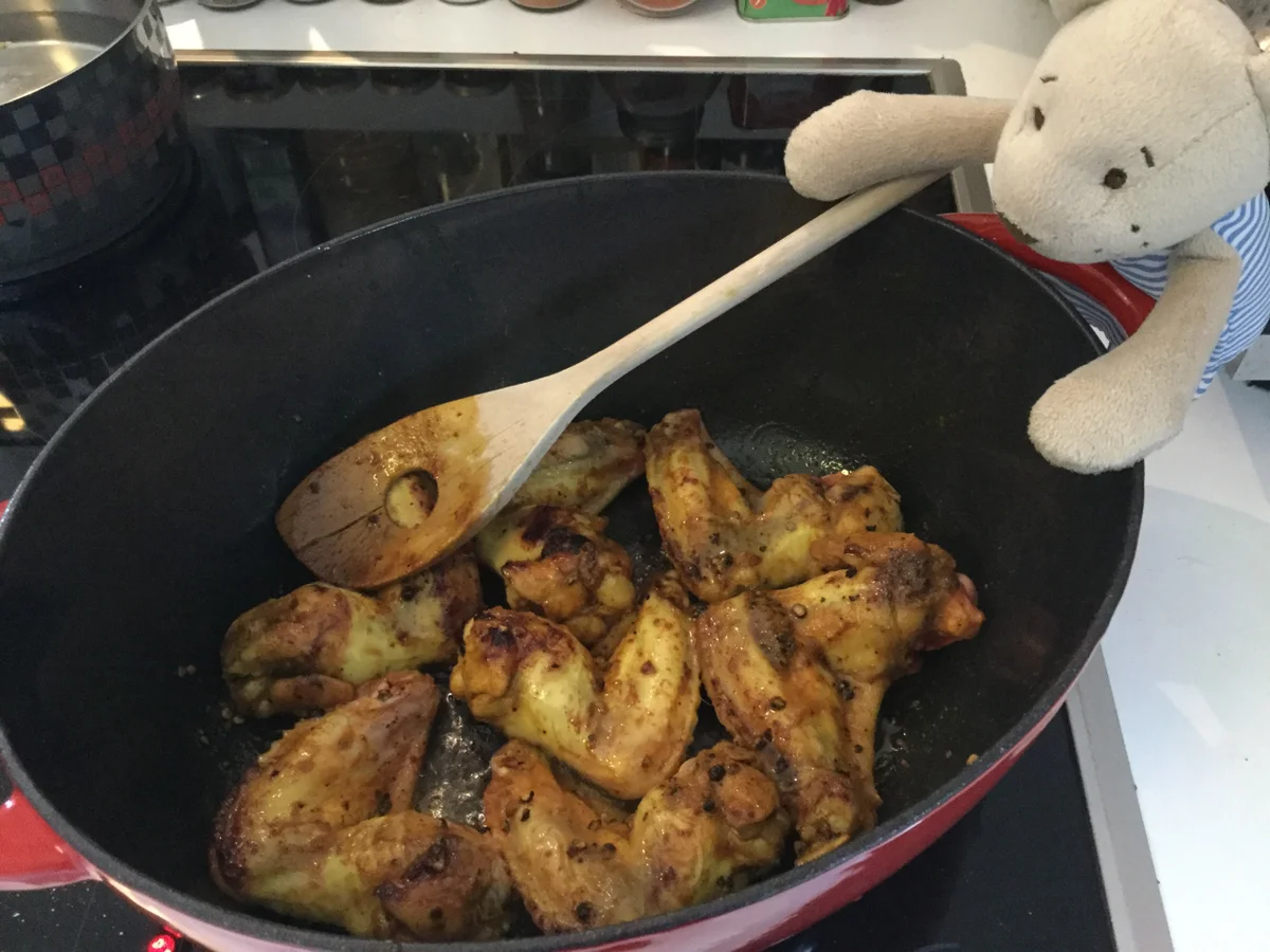 Hähnchenflügel an Kurkuma und Honig - Rezept - Bild Nr. 5197