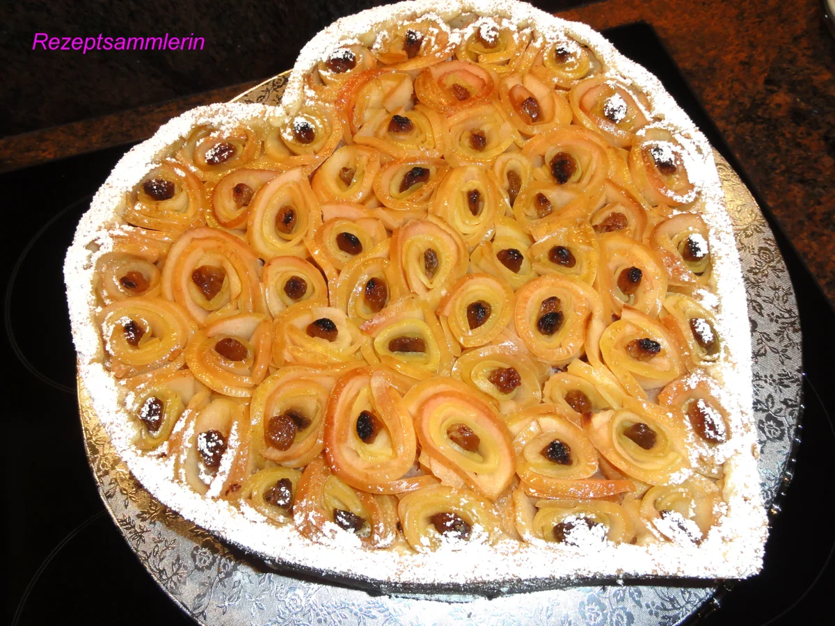 Rezept: Mürbeteig: ROSEN ~ KUCHEN zum Valentinstag Bild Nr. 5201 Mürbeteig: ROSEN ~ KUCHEN zum Valentinstag - Rezept - Bild Nr. 5201