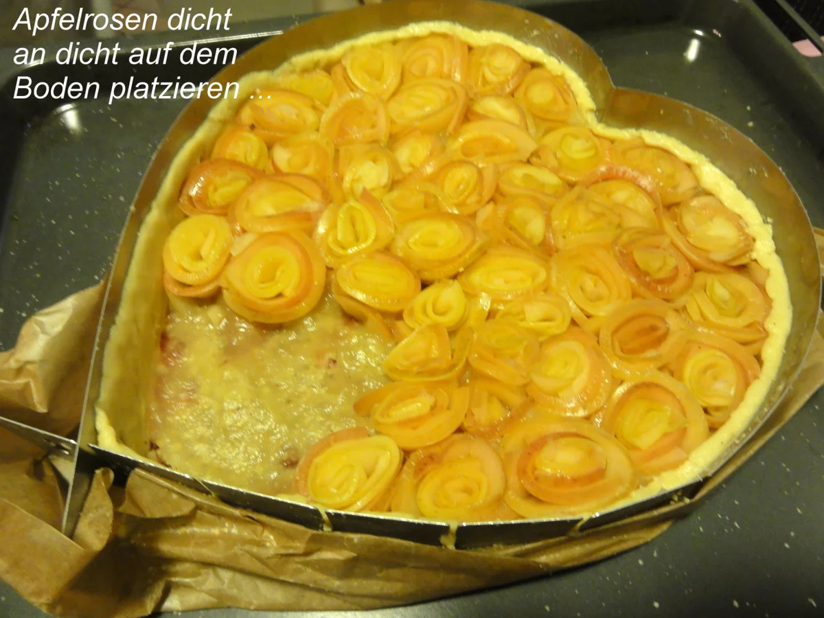 Rezept: Mürbeteig: ROSEN ~ KUCHEN zum Valentinstag Bild Nr. 5219 Mürbeteig: ROSEN ~ KUCHEN zum Valentinstag - Rezept - Bild Nr. 5219