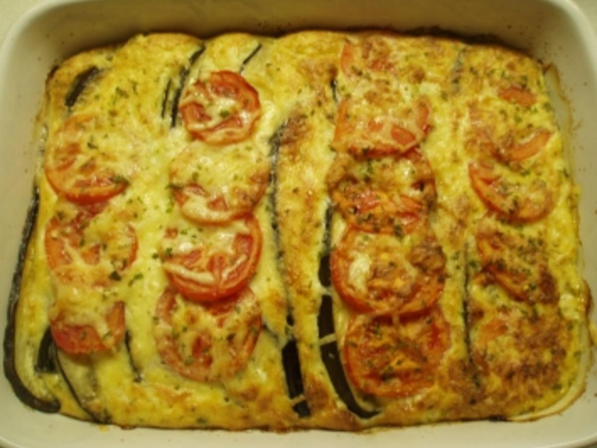 Überbackene Auberginen mit Tomaten - einfach - von knoferl