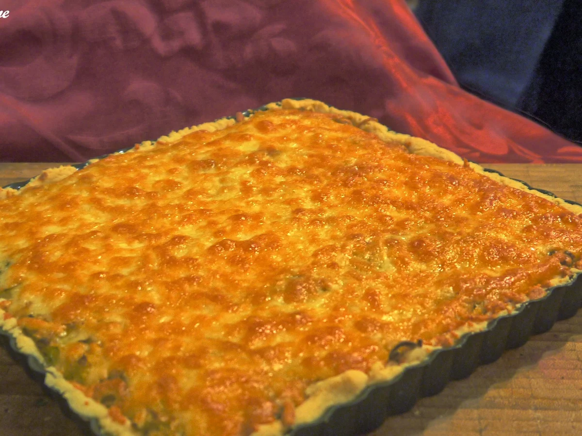 Rosenkohltarte mit karamellisierten Möhrchen - Rezept - Bild Nr. 3