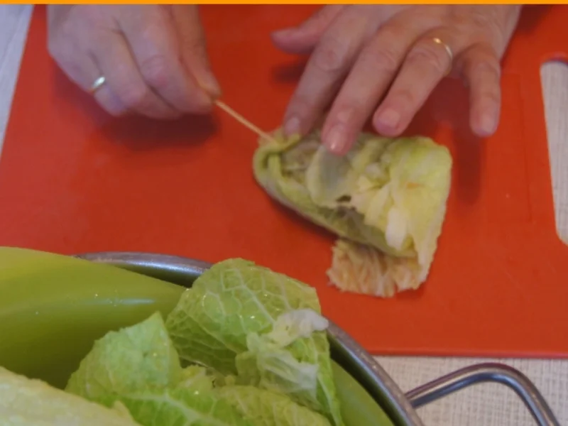 Wirsing-Hähnchen-Rouladen auf pikanter Wirsingsauce - Rezept - Bild Nr. 5207