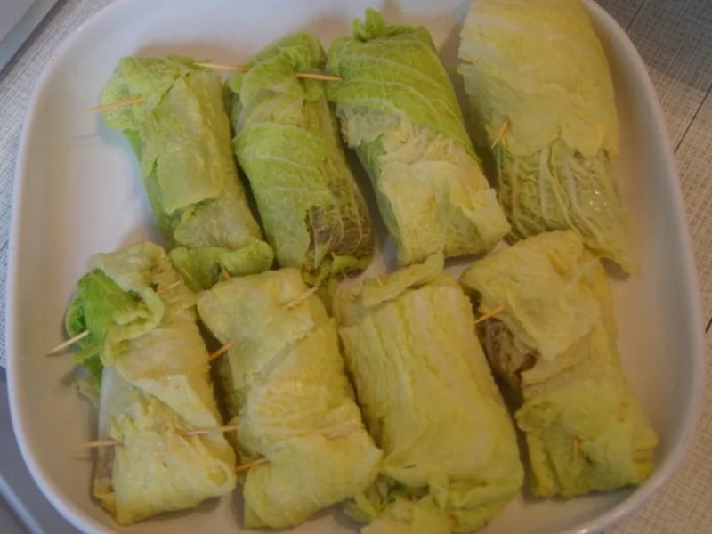 Wirsing-Hähnchen-Rouladen auf pikanter Wirsingsauce - Rezept - Bild Nr. 5209