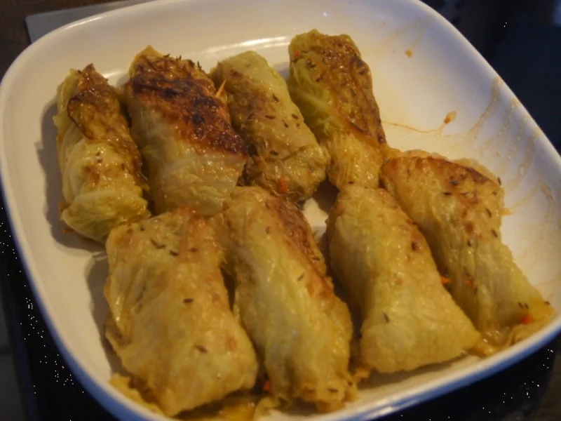 Wirsing-Hähnchen-Rouladen auf pikanter Wirsingsauce - Rezept - Bild Nr. 5217