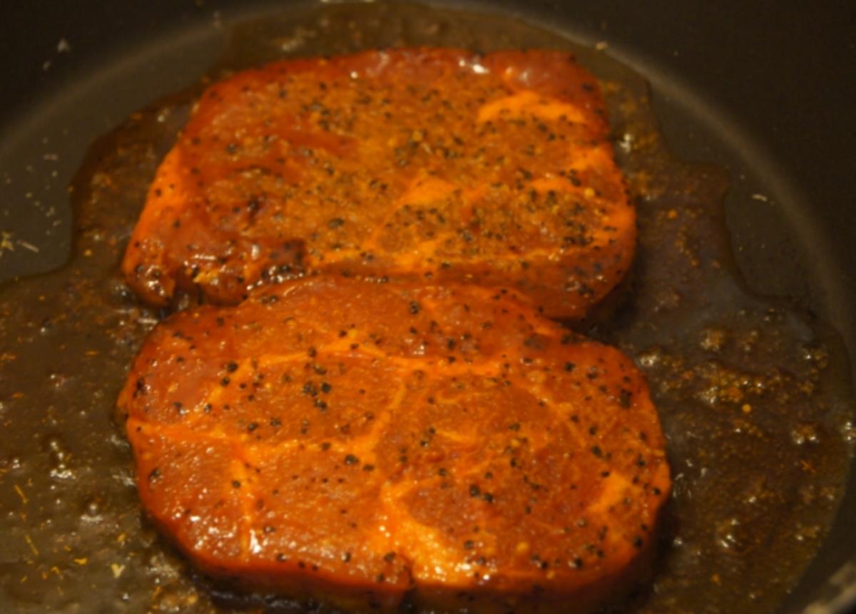 Paprika Steak mit Beilagen III - Rezept - Bild Nr. 5204
