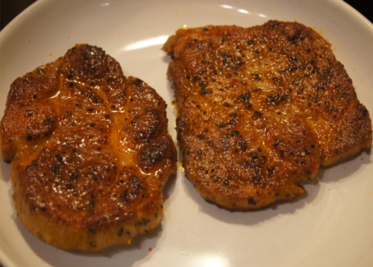 Paprika Steak mit Beilagen III - Rezept - Bild Nr. 5205