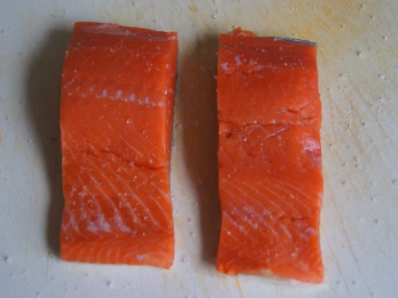 Wildlachsfilet auf herzhaften Wirsingbett - Rezept - Bild Nr. 5211